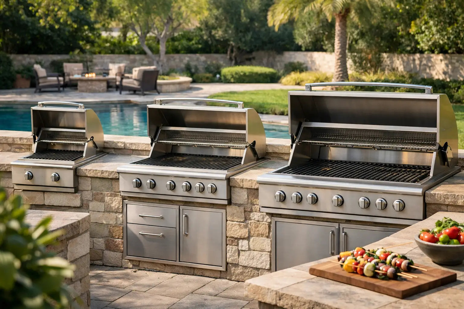 What Size Built In Grill Fits Your Backyard?