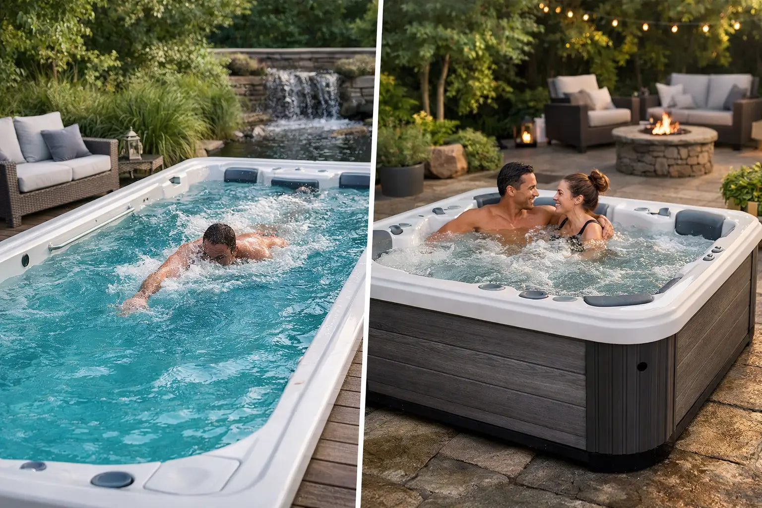 Swim Spa vs Hot Tub: Which Fits Your Backyard?