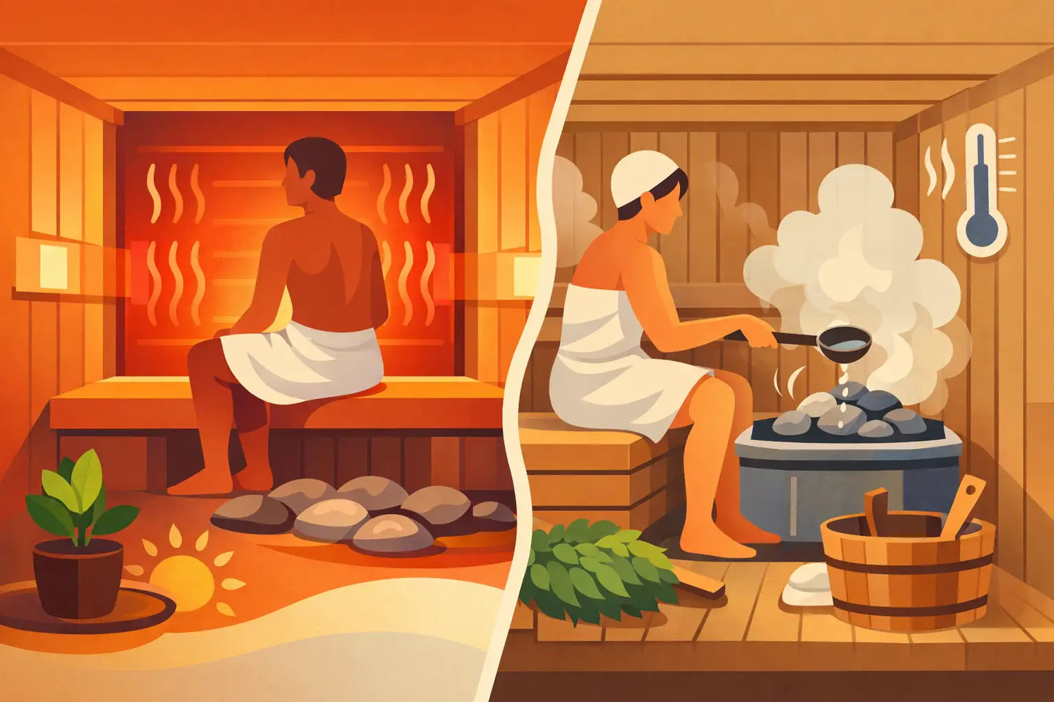 Infrared Sauna Versus Traditional Sauna Compared
