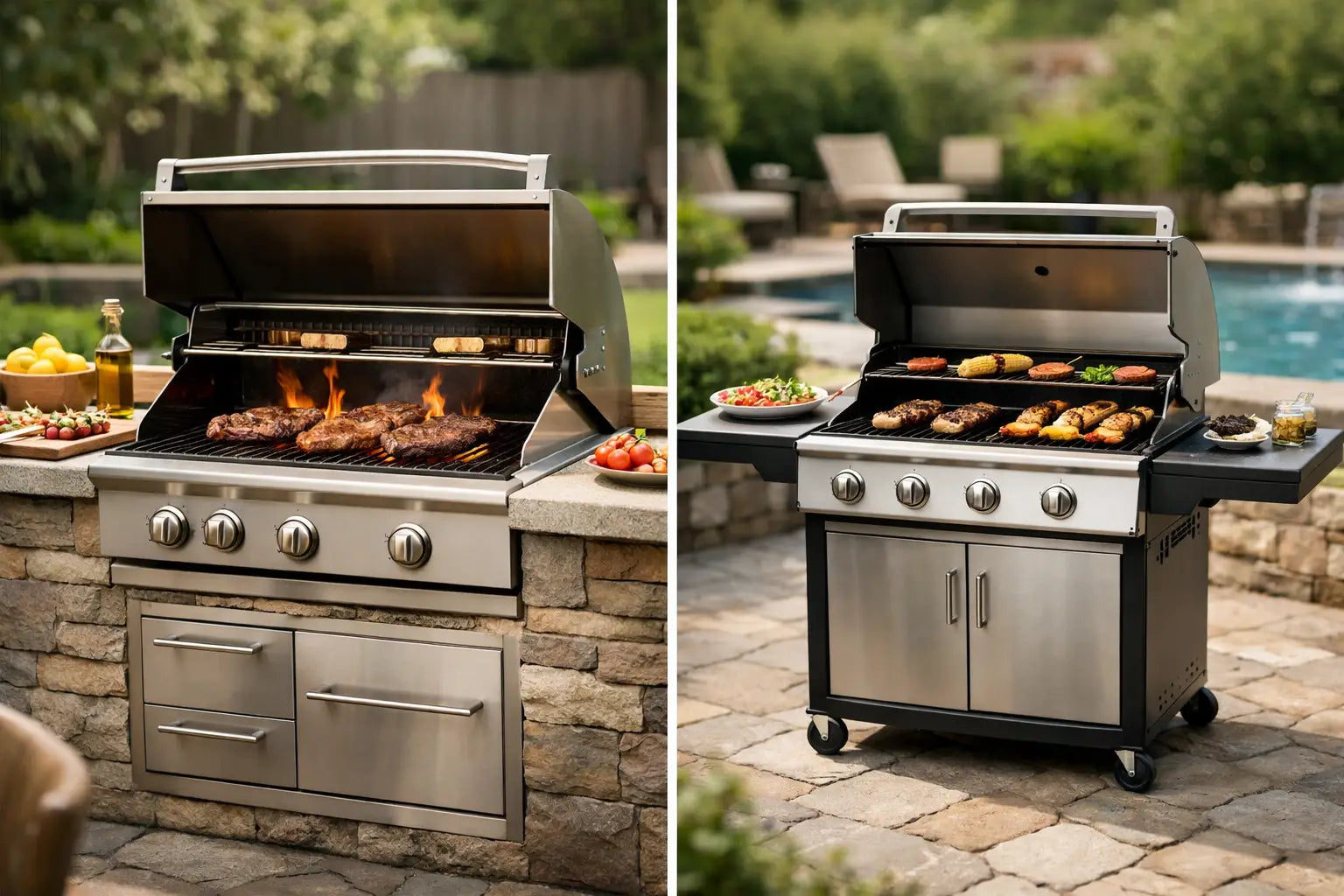 Built-In Grill vs. Freestanding: Which Fits?