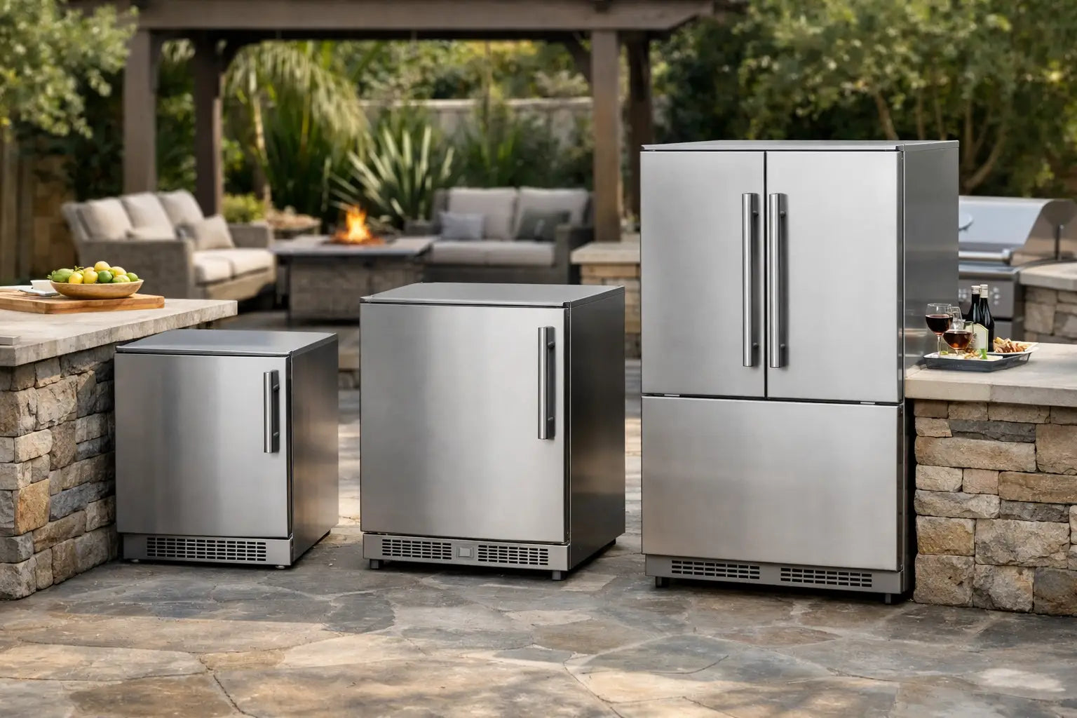 Outdoor Refrigerator Sizes for Your Backyard