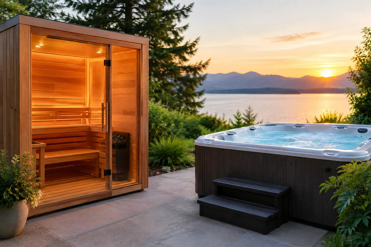 Sauna or Hot Tub? Choose Your Backyard Retreat