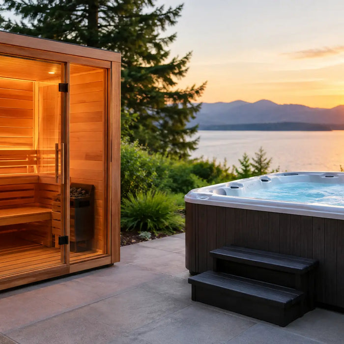 Sauna or Hot Tub? Choose Your Backyard Retreat