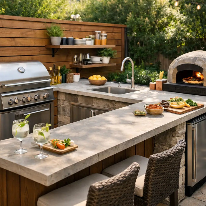 Small Backyard Kitchen Example: Smart Layout Ideas