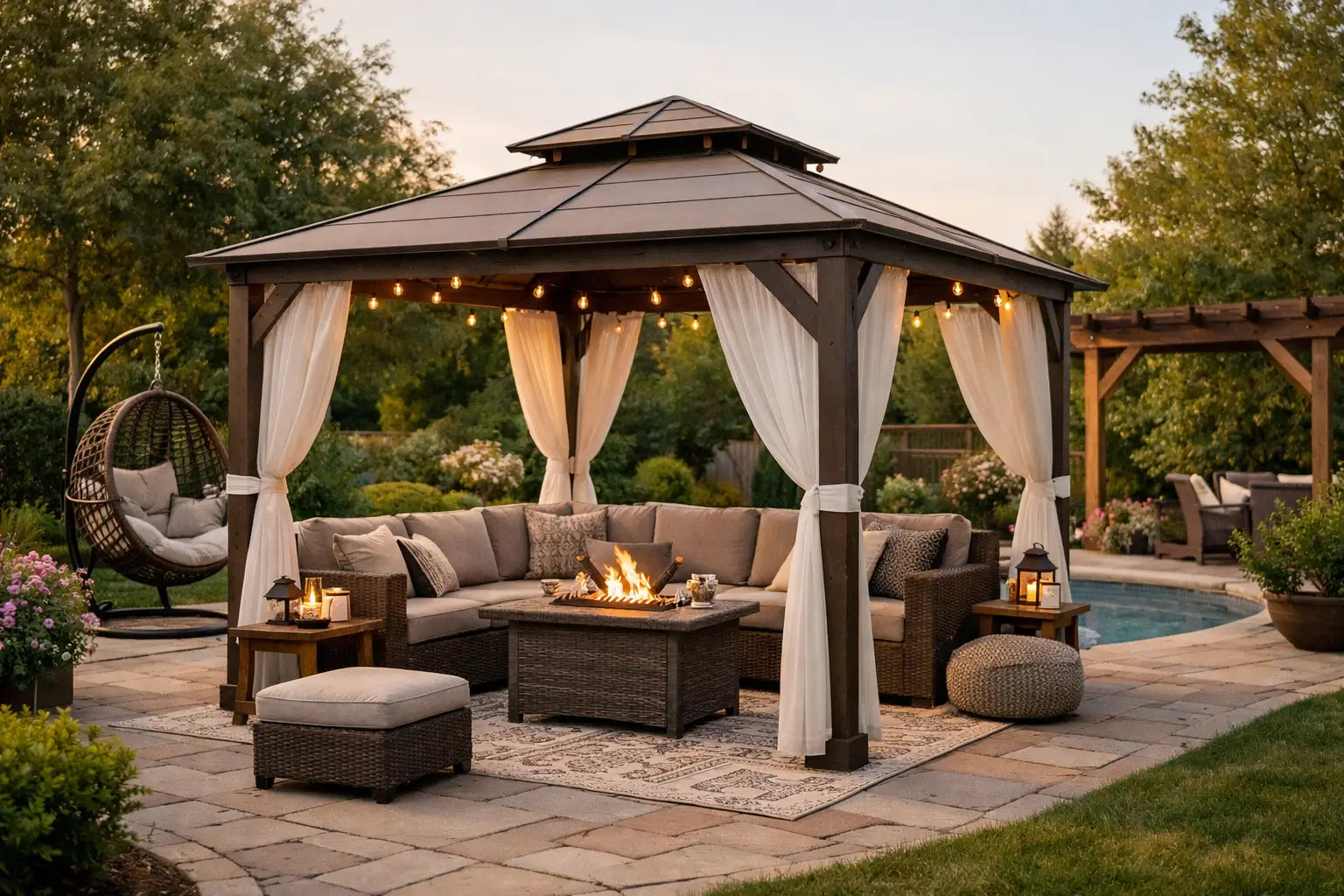 12 Gazebo Ideas for Backyard Comfort