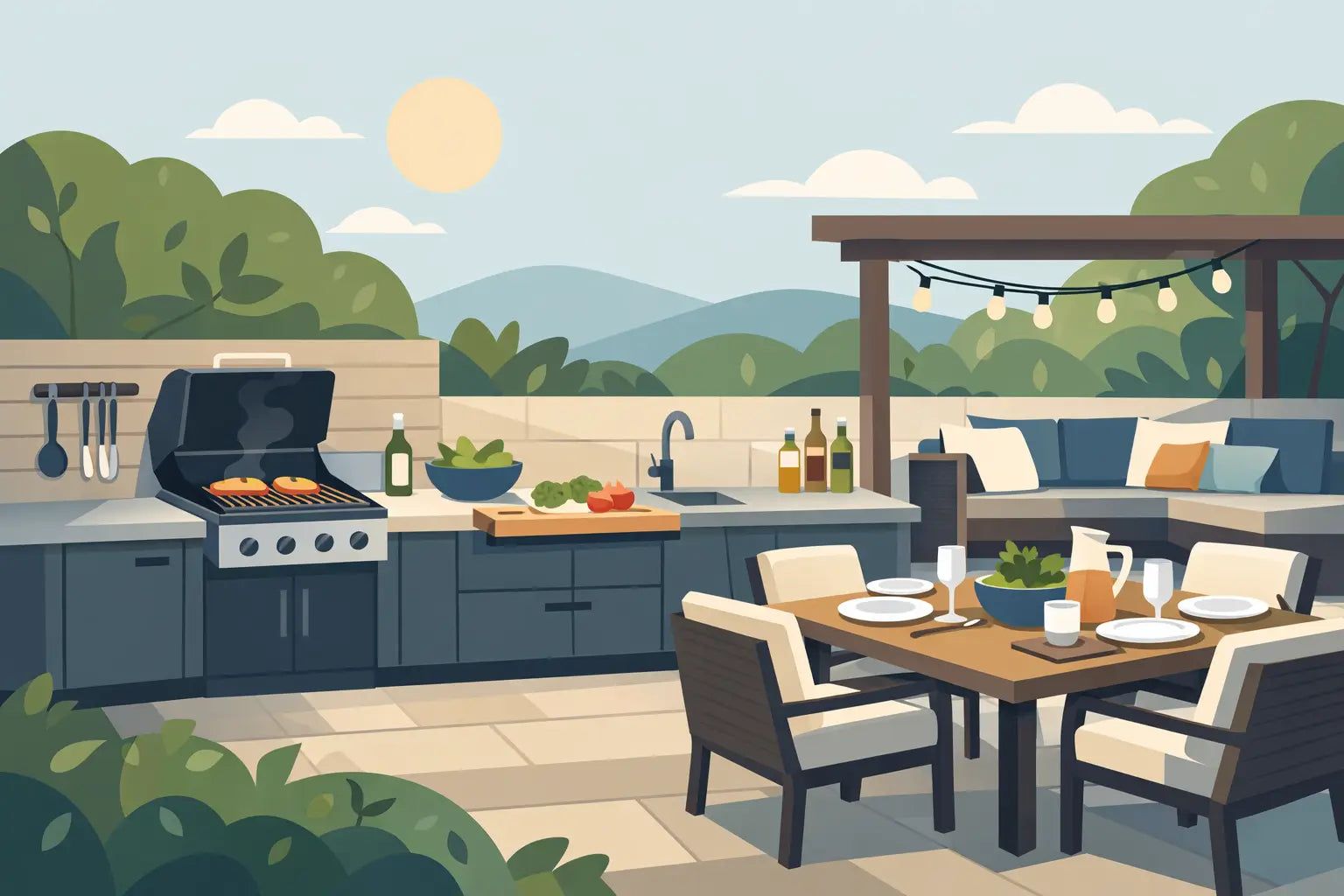 How to Plan Outdoor Kitchen Zones That Work