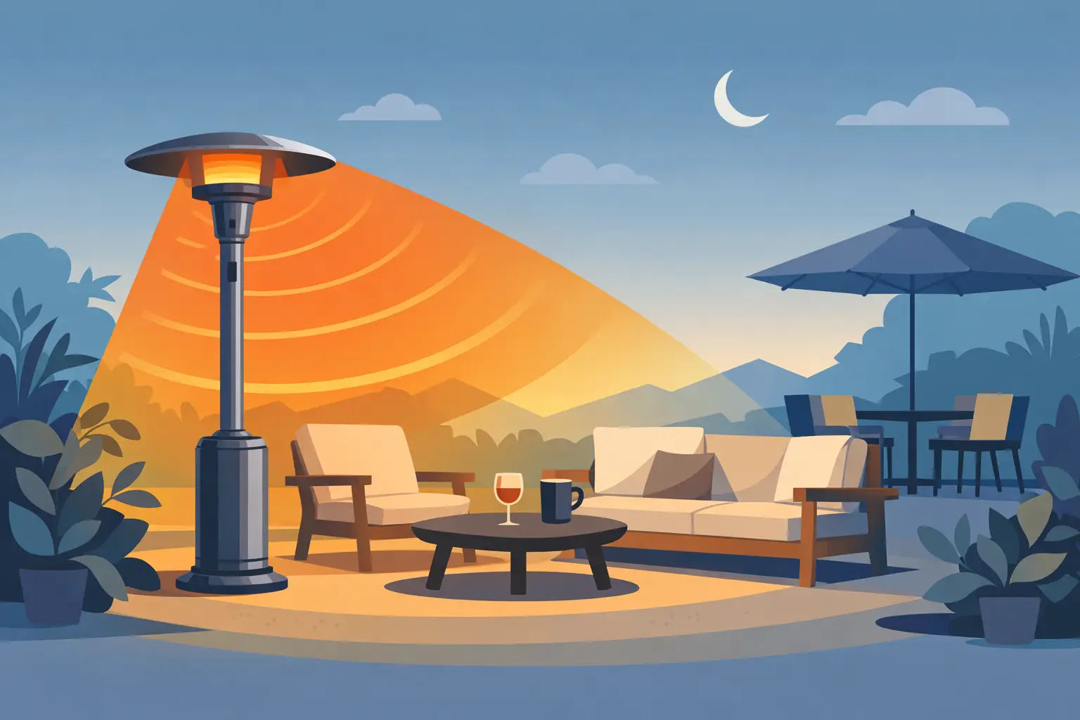 How to Size Patio Heater Coverage for Your Space