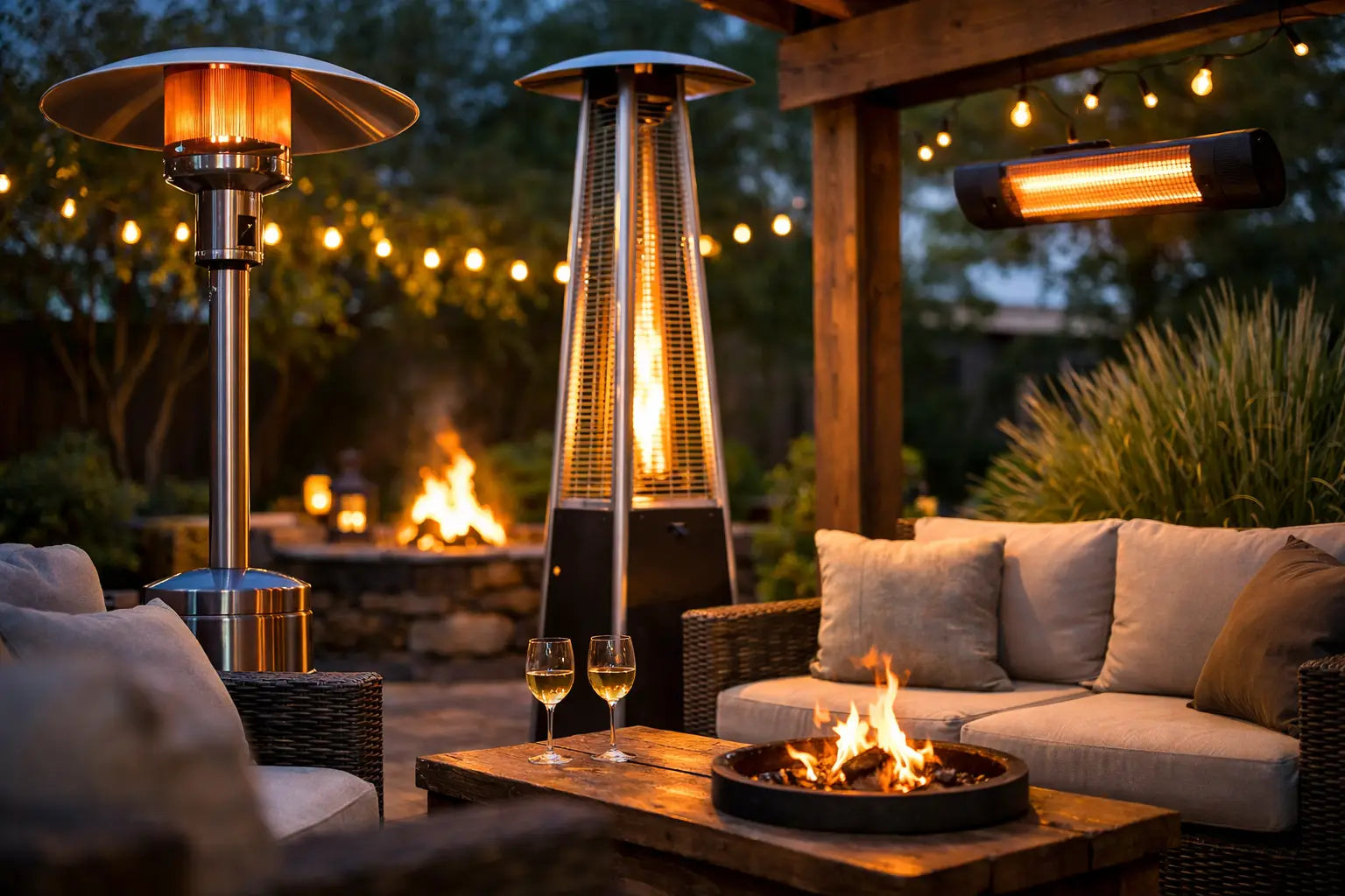 Patio Heaters That Make Your Backyard Last Longer