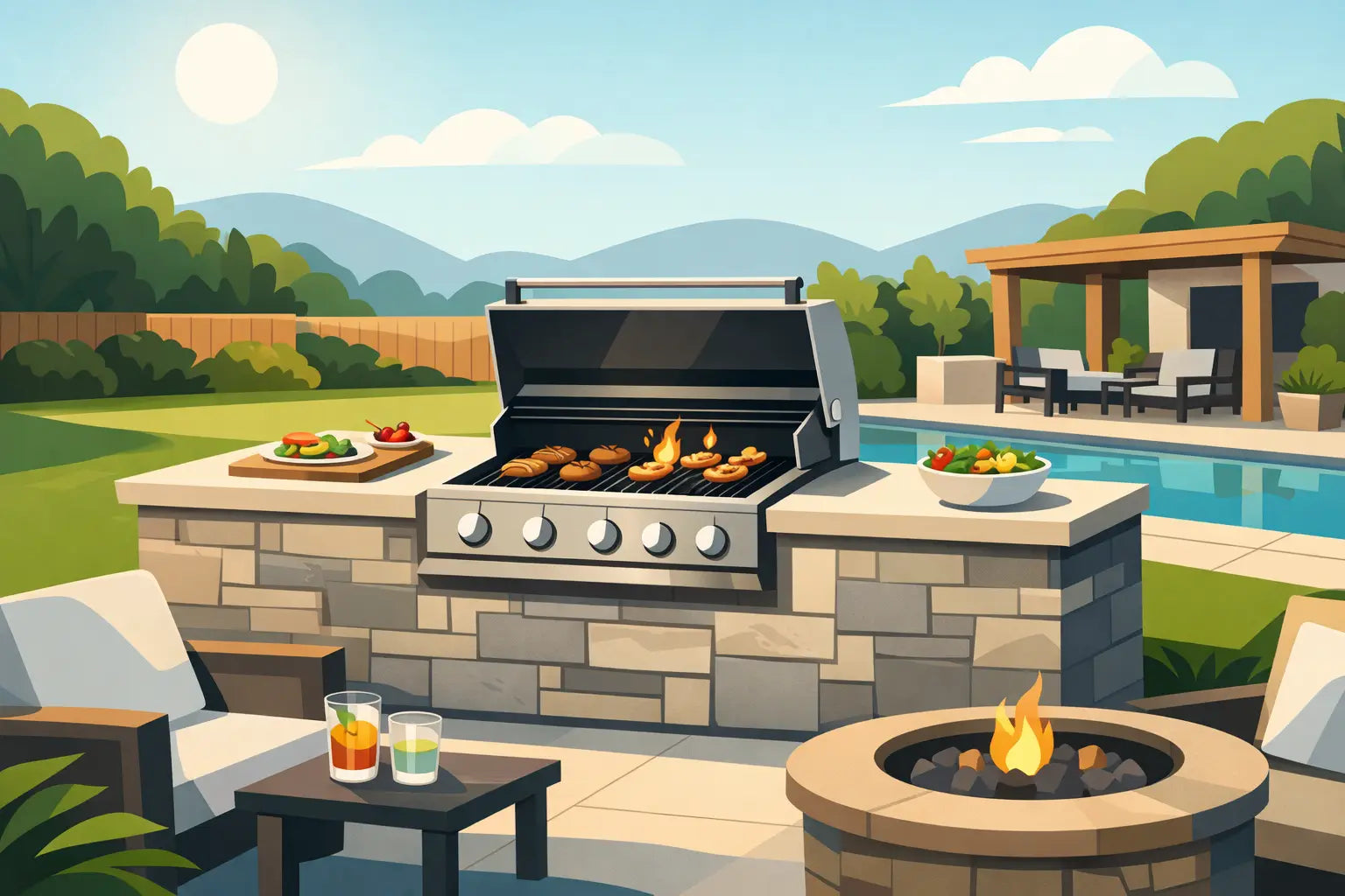 Is a Built In Grill Worth It for Your Backyard?