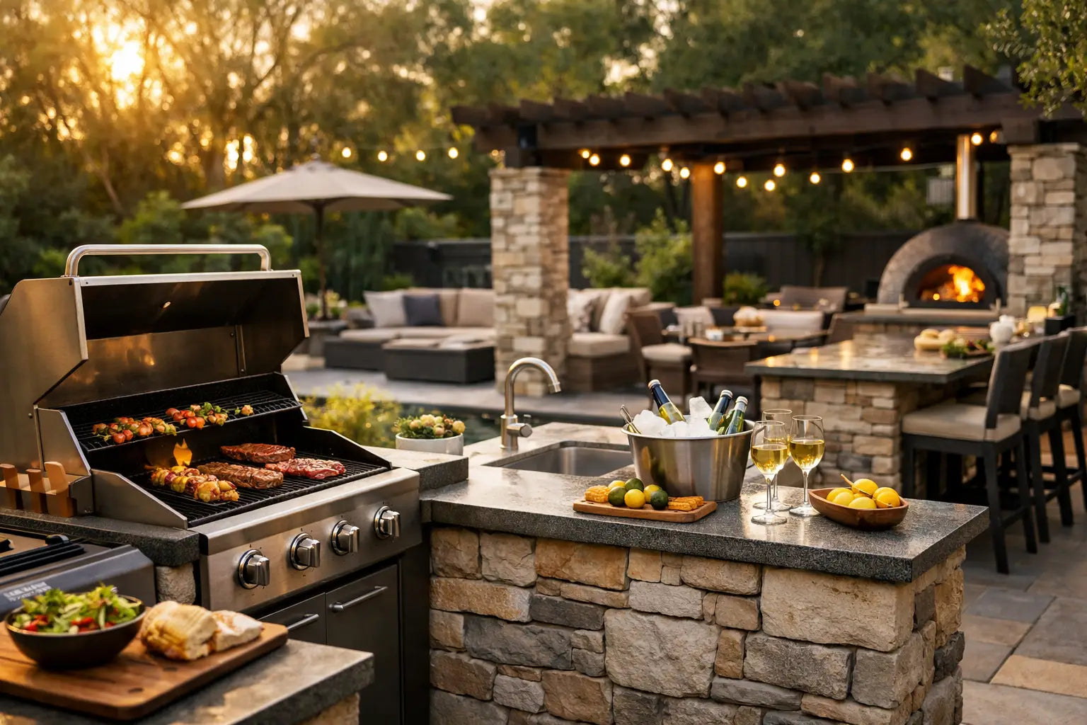 15 Outdoor Kitchen Ideas for Backyard Living