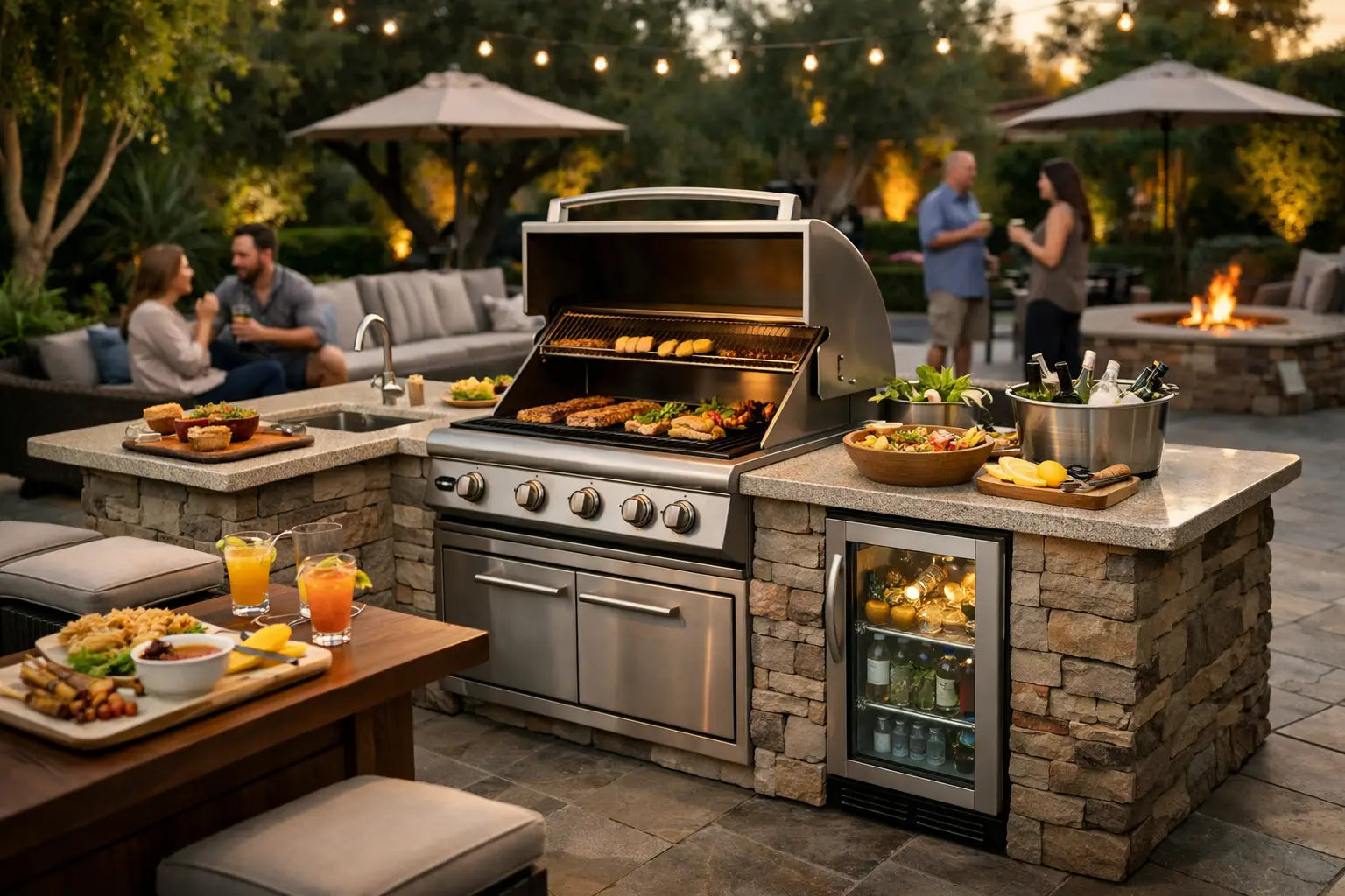 Grill Islands That Make Entertaining Easier