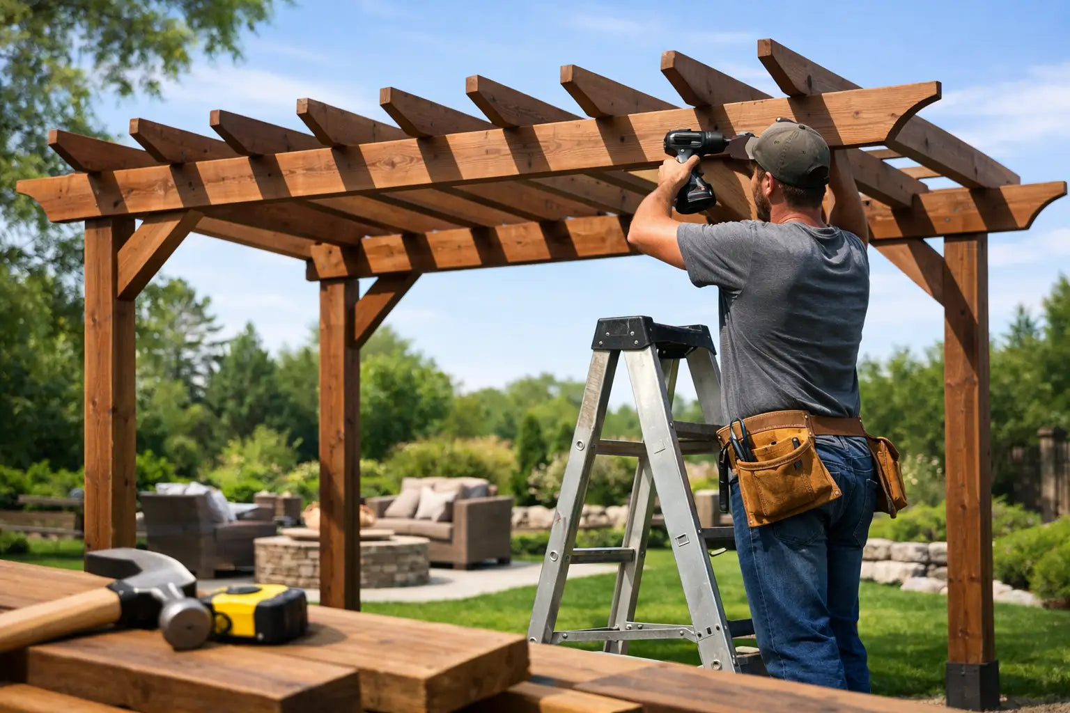 How to Install a Backyard Pergola That Lasts