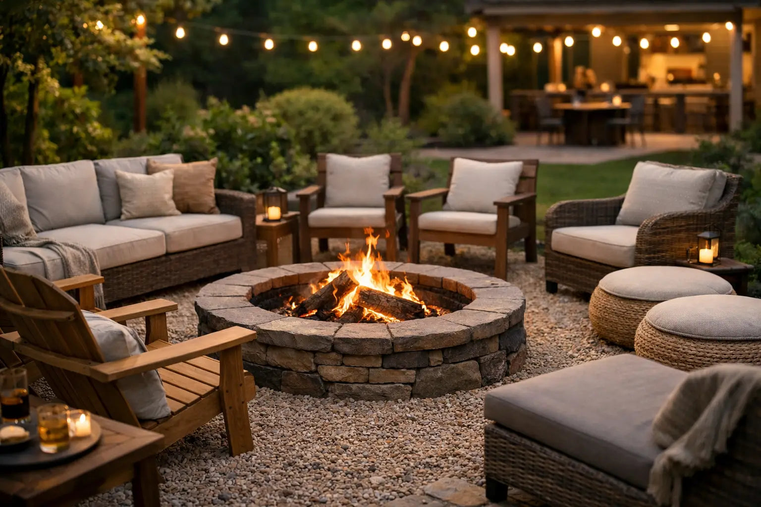 Best Fire Pit Seating for a Backyard You'll Use