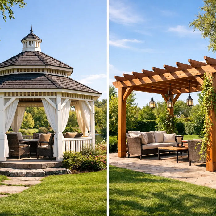 Gazebo vs Pergola Difference: Which Fits?