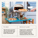 Roccbox Propane Outdoor Portable Pizza Oven 12 In. Grey