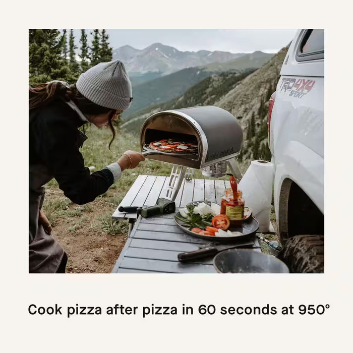 Roccbox Propane Outdoor Portable Pizza Oven 12 In. Grey