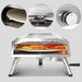 16 In. Propane Pizza Oven, Outdoor Pizza Oven in Stainless Steel, W/Rotating Pizza Stone