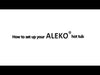 ALEKO Inflatable Improved Version 6 Prs Hot Tub 250 Gallon up to 130 Bubble Jets