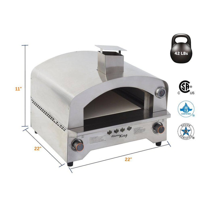 Multi-Function Propane Pizza Oven with 13 In. Pizza Stone