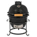 Outdoor 13 Diam. Ceramic Charcoal BBQ Grill