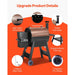 8-In-1 Wood Pellet Grill Smoker Outdoor Cooking, 575 Sq in Cooking Area, Wifi Control, LCD, Meat Probe, 500°F Max, Black