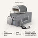Roccbox Propane Outdoor Portable Pizza Oven 12 In. Grey