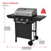 3 - Burner Liquid Propane Gas Grill
