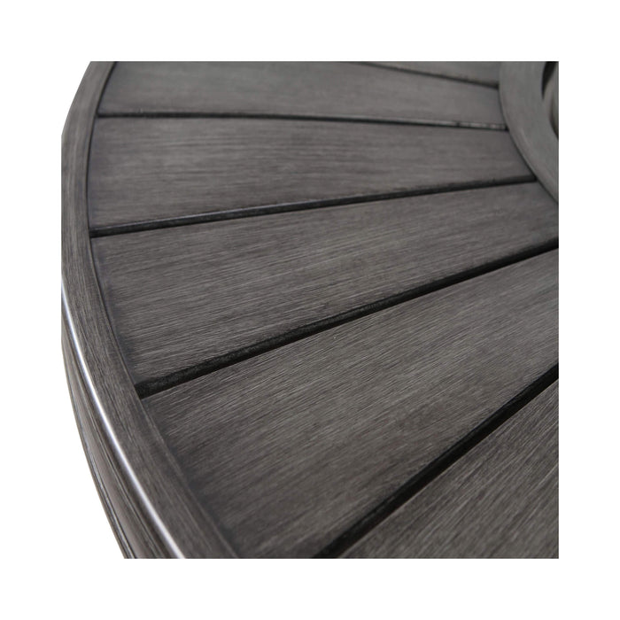 Alora 52-Inch Propane Fire Pit Wicker Table With Aluminum Top (SAK28510)