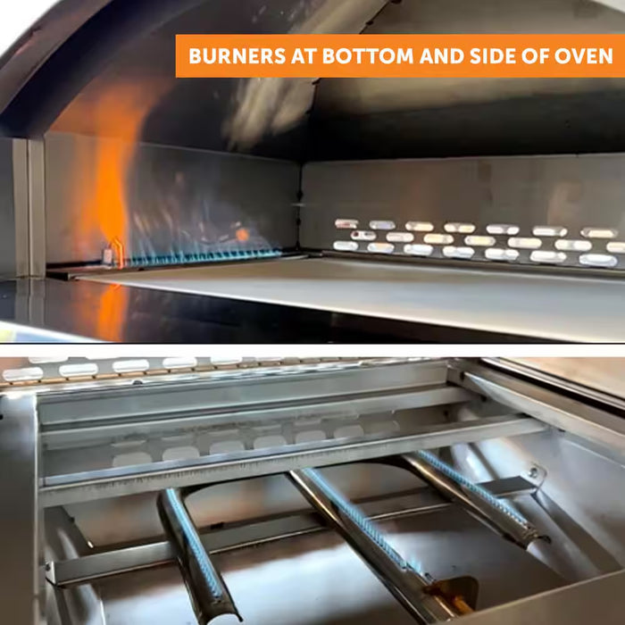 Multi-Function Propane Pizza Oven with 13 In. Pizza Stone