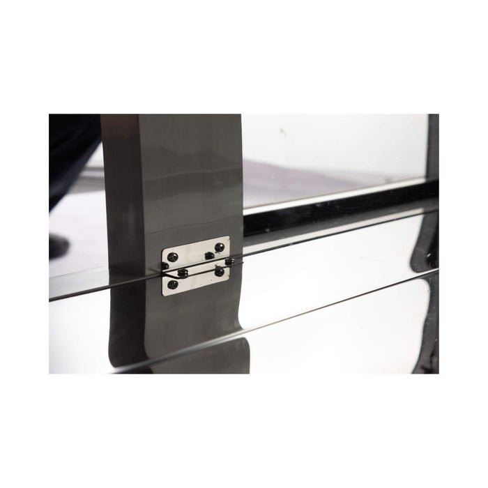 Large Black Stainless Steel Single-Door Fridge For Outdoor Kitchen Islands (SAK15296)