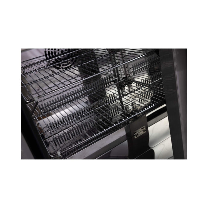 Large Black Stainless Steel Single-Door Fridge For Outdoor Kitchen Islands (SAK15296)