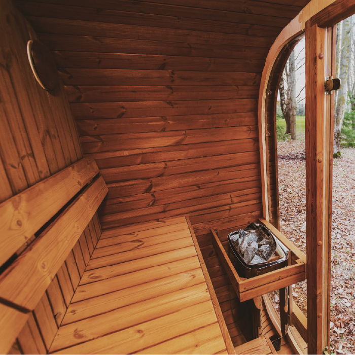 Patio Elegance MW16 ThermoWood Outdoor Sauna - Premium Outdoor Relaxation Experience