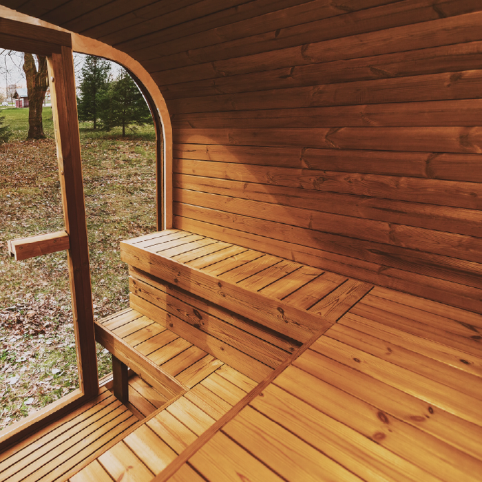 Patio Elegance MW16 ThermoWood Outdoor Sauna - Premium Outdoor Relaxation Experience